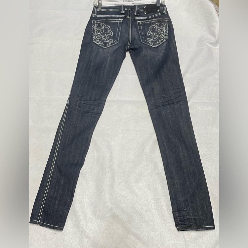 Miss Me Women's Skinny Jeans - Dark Blue